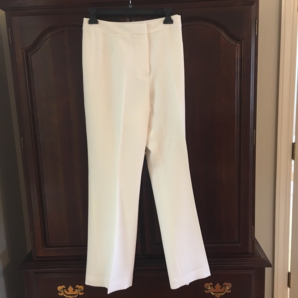 Kasper white dress pants - worn once!